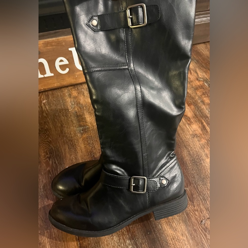 Kenneth Cole Reaction Calf Leather Boots  size 9